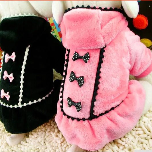 Cute Pet Dog Clothes Cute Fashion Red Black Color Dog Dress Small Dog Clothes Puppy Dot Skirts Clothes 2022