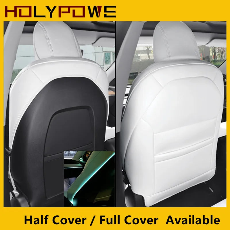 For Tesla Model 3 Y Seat Cover Customization Nappa Leather Half Full Surround Wholesale Price Car Modified Interior Accessories