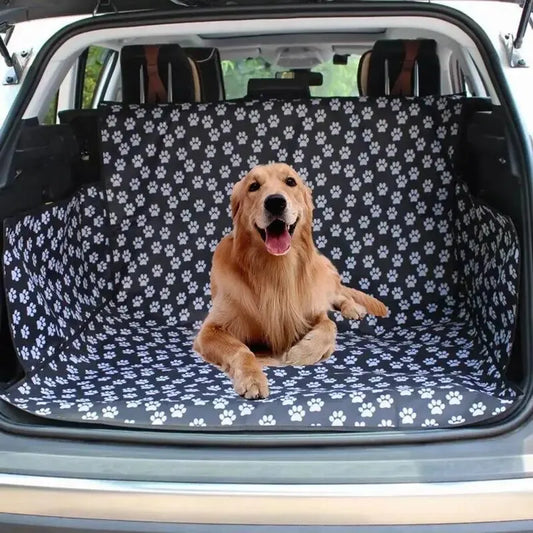 Washable Pet Dog Car Seat Cover Floor Mat Large Pet Carriers Dog Car Seat Cover Waterproof Trunk Mat for Outdoor Travel