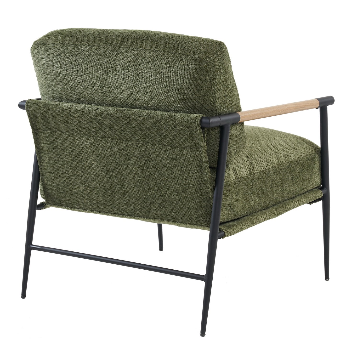 [Flash Sale]Leisure Chair Lounge Chair Velvet Armchair Living Room Furniture White/Black/Blue/Green[US-W]