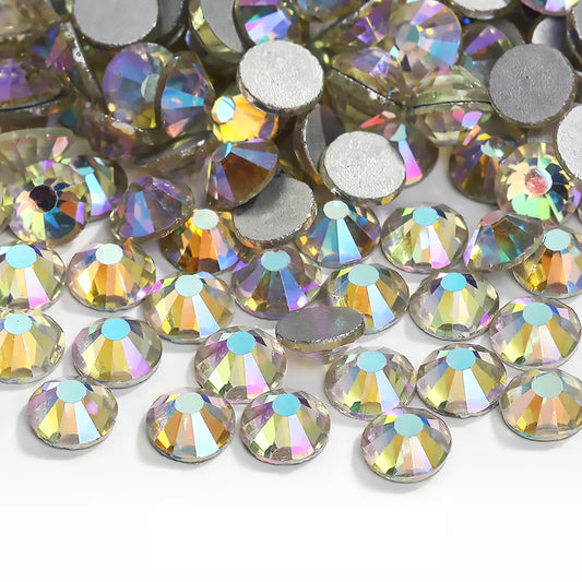 288pcs SS30 Glass Flatback Crystal Rhinestones Clothes/Bags/Shoes Decorations Glitter Gems Sewing Accessories Non Hotfix Stones