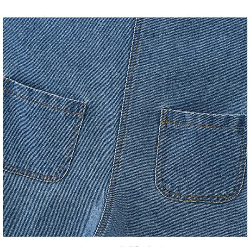 Girls Denim Overalls Children Cowboy Suspender Pants Kids Jumpsuit Girl Jeans Trousers Spring  Autumn 4to14