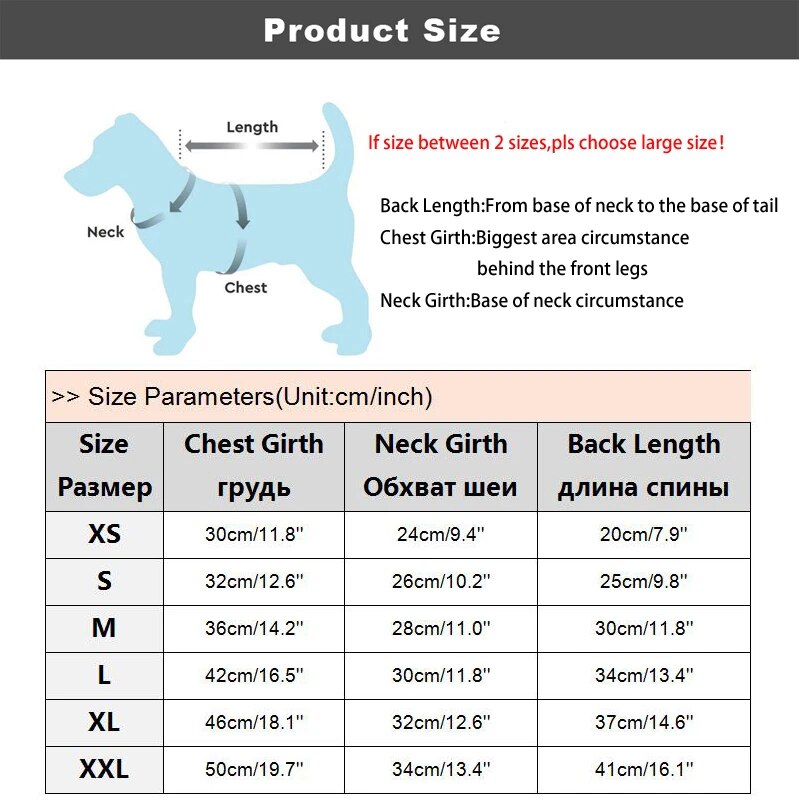 Fashion Bright Dog Down Jacket Waterproof Winter Clothes for Small Medium Dogs French Bulldog Warm Parker Coat Puppy Costume
