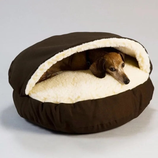 60/89/110cm Cat Dog Thick Sofa Blanket  Dog Round Bread Shape Nest Removable Washable Waterproof Dog Bed Luxury Designer Dog