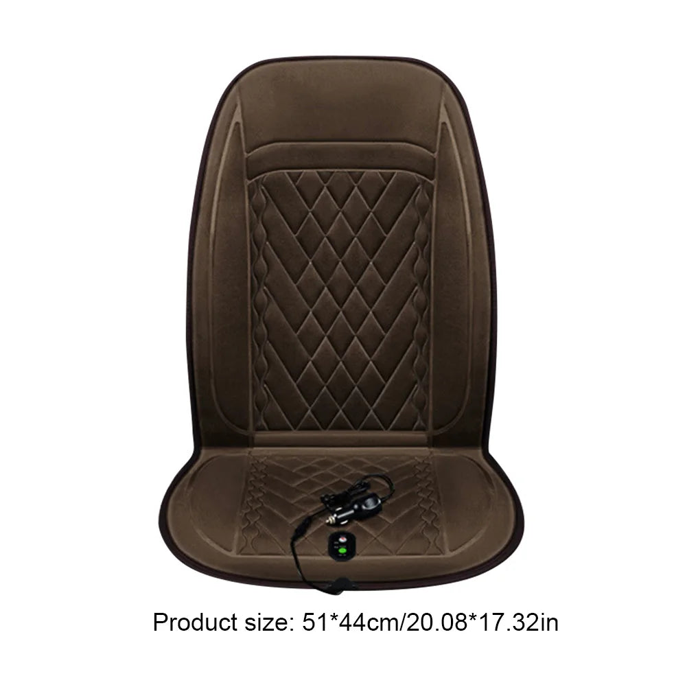 12-24V Heated Car Seat Cover 30s Fast Car Seat Heater Cloth Heated Car Seat Protector 30-45W Seat Heating Cover Car Seat