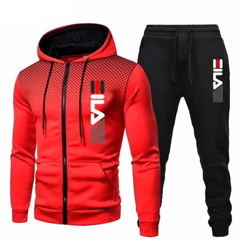 New Fashion Tracksuit For Men Hoodie Fitness Gym Clothing Running Set Sweatshirt Or Sweatpants Jogger Mens Winter Casual Suit