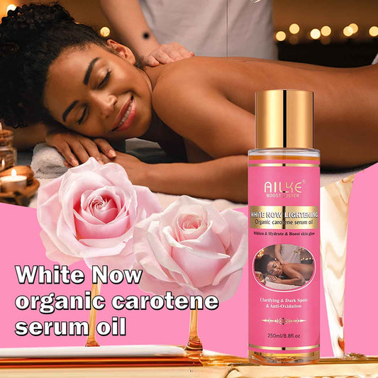 AILKE Organic Caroiene Serum Body Oil, Clarifying, Spot Removal, Anti Oxidant, Anti Bacterial, Deeply Moisturizing Massage Oil - youronestopstore23