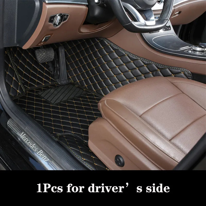 Custom Car Floor Mat For Kia Sportage Nq5 2023 스포티지 Diamond Rugs Waterproof Foot Pads Luxury 1Pcs Carpet Interior Auto Accessory
