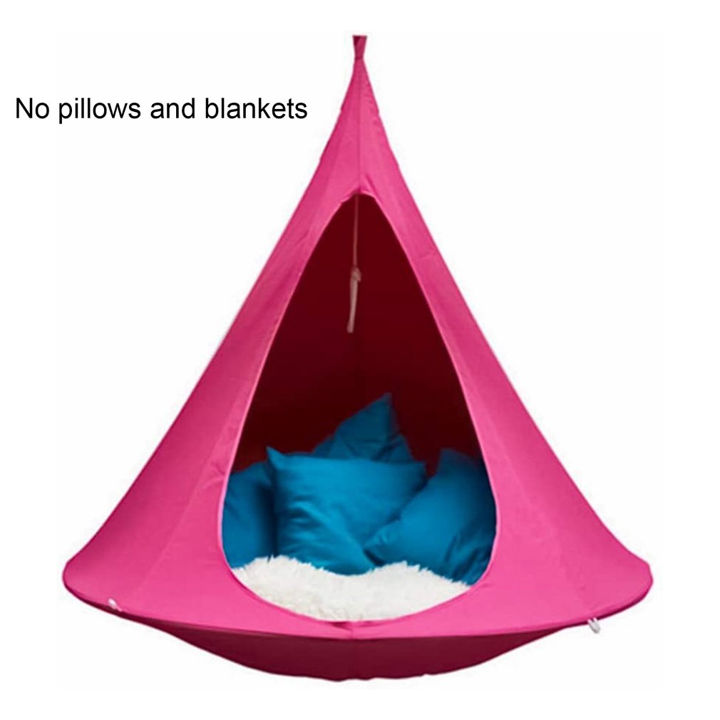 New Camping Hammock Canvas Bedroom Hanging Chair Adults Kids Indoor Portable Relaxation Thickened Outdoor Swing Travel Camping - youronestopstore23