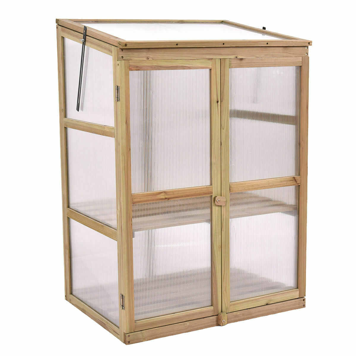 Costway Garden Portable Wooden GreenHouse Cold Frame Raised Plants Shelves Protection GT2979 GT3569 - youronestopstore23