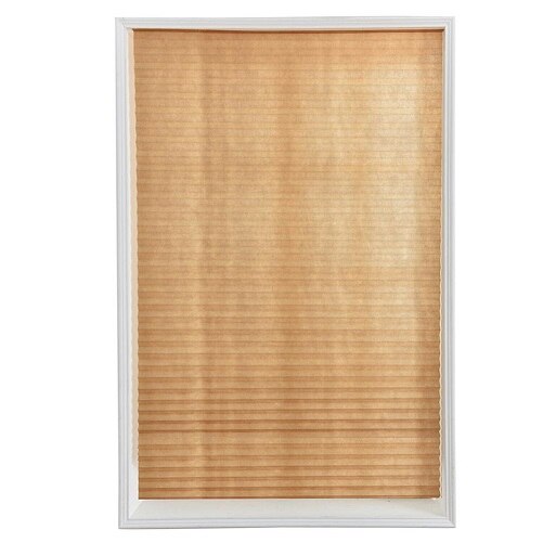Self-Adhesive Pleated Blinds Half Blackout Windows Curtains for Kitchen Bathroom Balcony Shades For Coffee/Office Window
