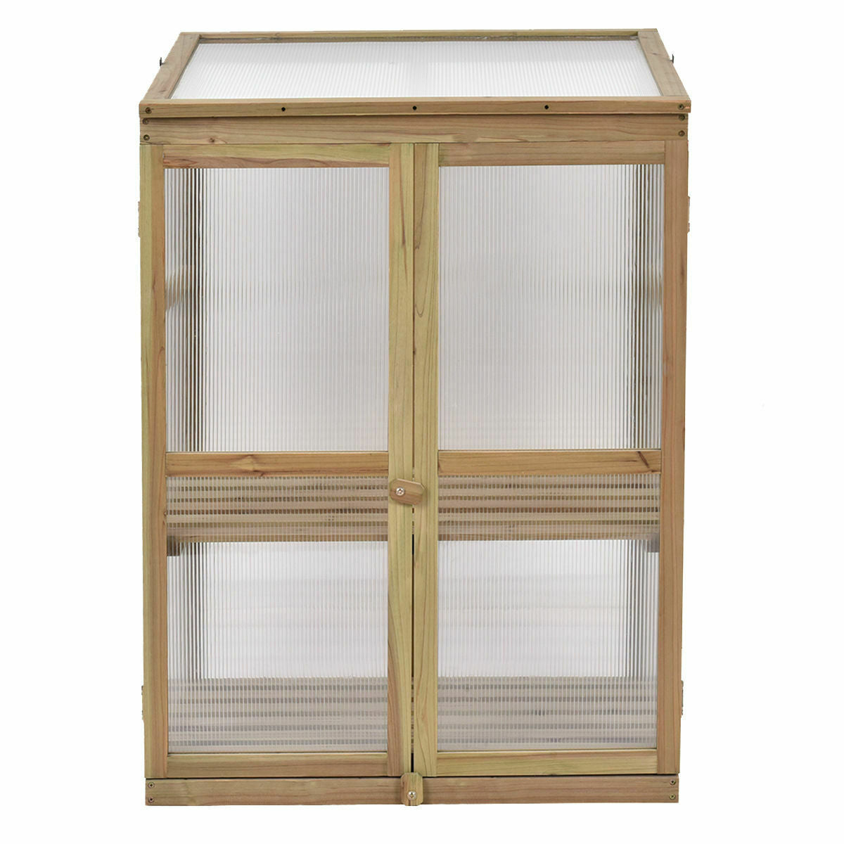 Costway Garden Portable Wooden GreenHouse Cold Frame Raised Plants Shelves Protection GT2979 GT3569 - youronestopstore23