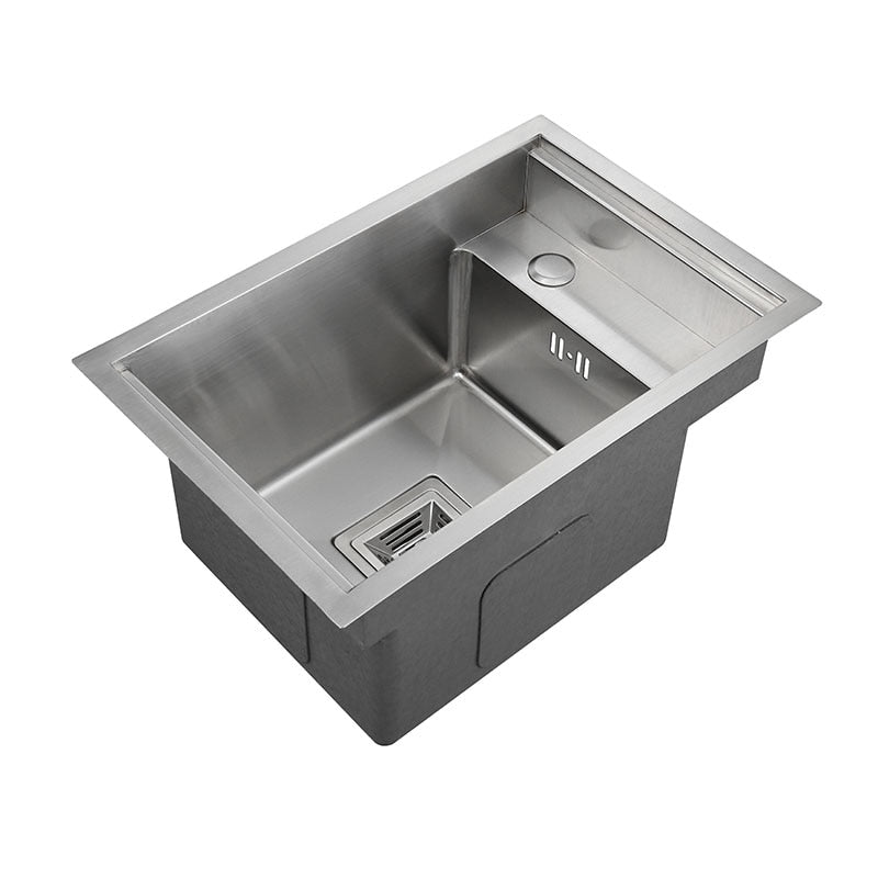 Hidden black Kitchen sink Single bowl Bar Small Size sink - youronestopstore23