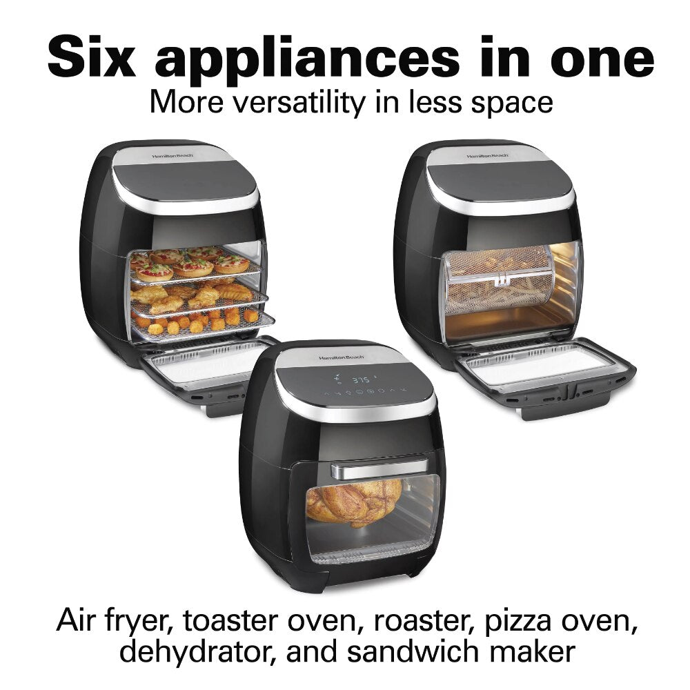 11 Liter Air Fryer Oven with Rotisserie and Rotating Basket - youronestopstore23