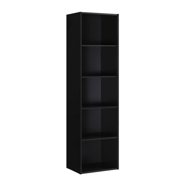 Hodedah 5-Shelf Bookcase, Beech book shelf furniture