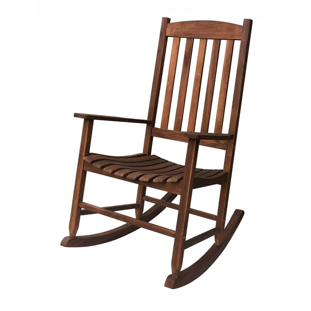 Mainstays Outdoor Wood Porch Rocking Chair, White Color, Weather Resistant Finish garden chair  garden furniture - youronestopstore23
