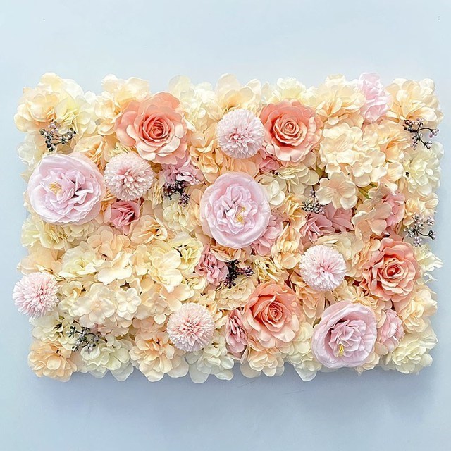 Wedding Decorative Flower Wall Silk Artificial Flowers Home Decoration Accessories Party Backdrop Photography Props Customized - youronestopstore23