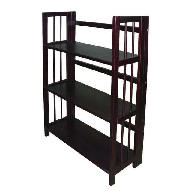 Yu Shan CO USA Ltd 330-24 3 Tier Folding Bookcase  Espresso bookshelves