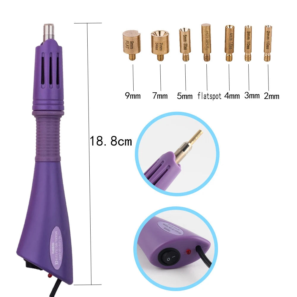 Ironing Drill Pen Power Tool Accessories With A Heat Dissipation Port Multifunctional Safe Hot Diamond Pen Portable