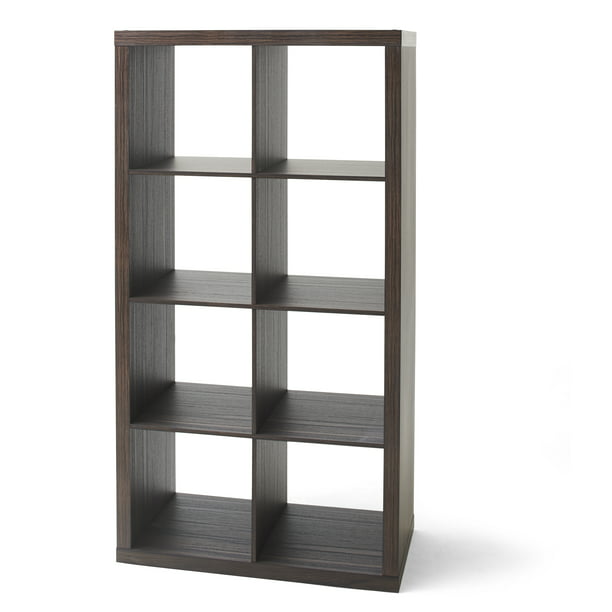 Better Homes & Gardens 8-Cube Storage Organizer, White Texture book shelf