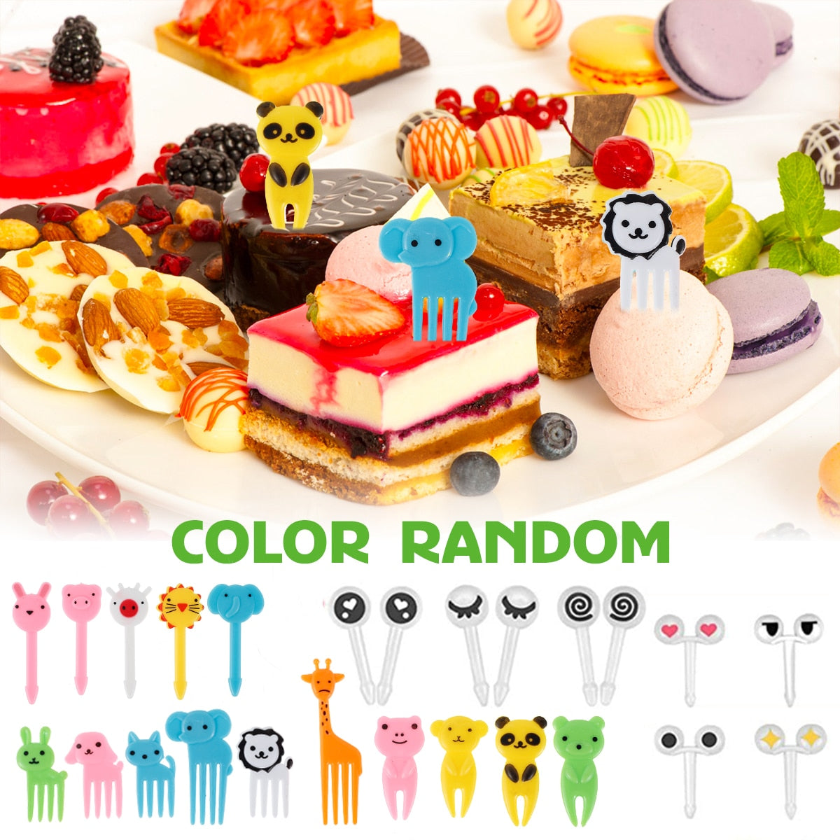 45Pcs Fruit Vegetable Cutter Shapes Set for Kids DIY Cookie Sandwich and Bread Cutter Mold Animal Fruit Fork Kitchen Accessories - youronestopstore23