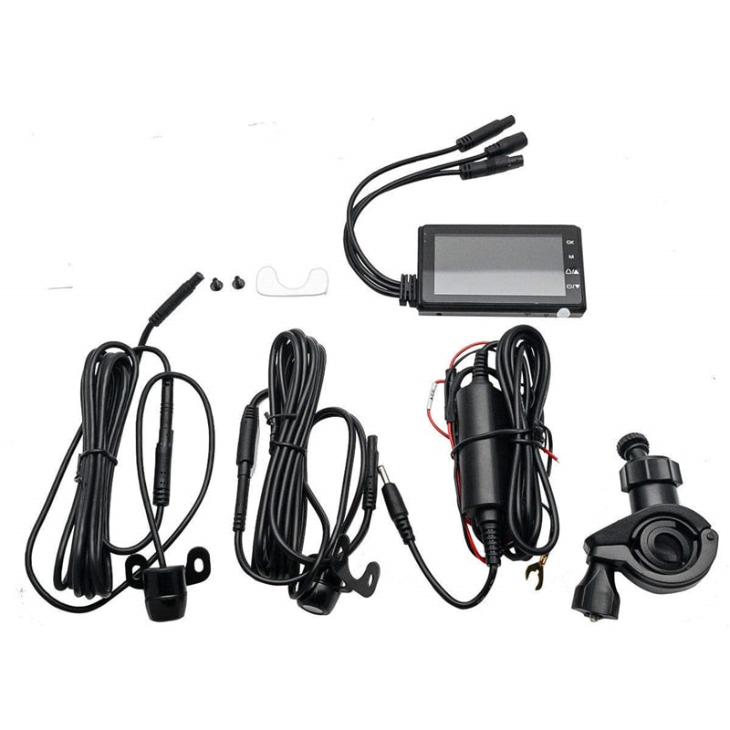 Motorcycle DVR Front Rear View Dual Camera Dash Cam Video Recorder Waterproof SE600 3.0&quot; 1080P Full HD Motorcycle DVR Camera - youronestopstore23