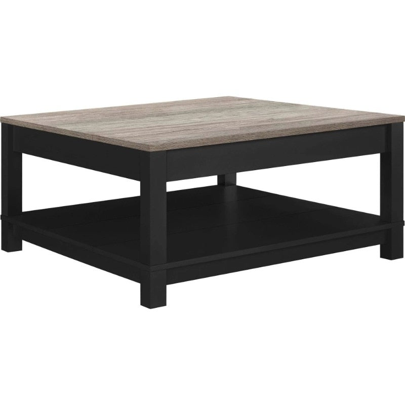 Better Homes & Gardens Langley Bay Coffee Table, Black living room furniture  coffee table for living room