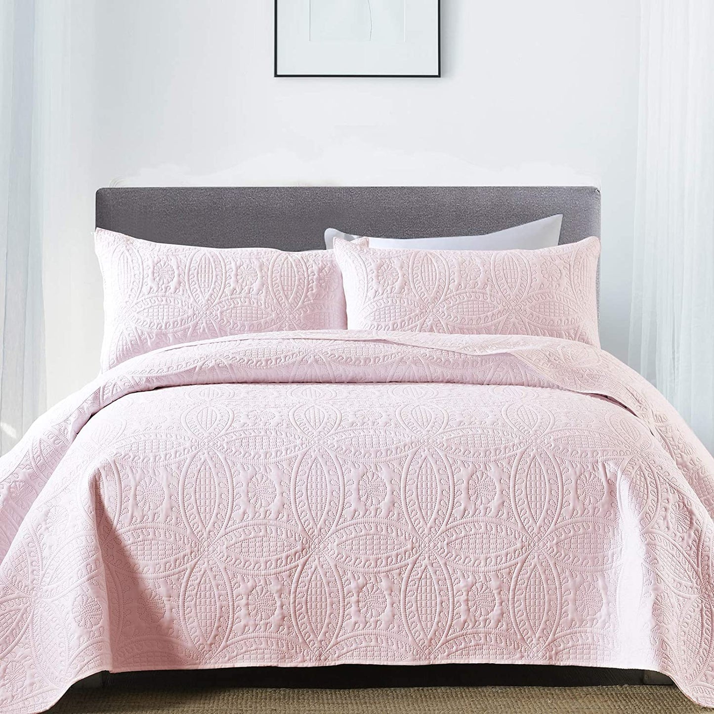 3 Piece Quilt Queen Size Soft Velvet Duvet Cover Bed Sheet Set Bedspreads Coverlet Bedding Set Winter Blanket - youronestopstore23
