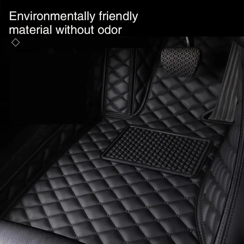 Custom Car Floor Mats Special For Audi Q3 Sportback 2020-2023 Years Leather Carpet Waterproof Car Accessories