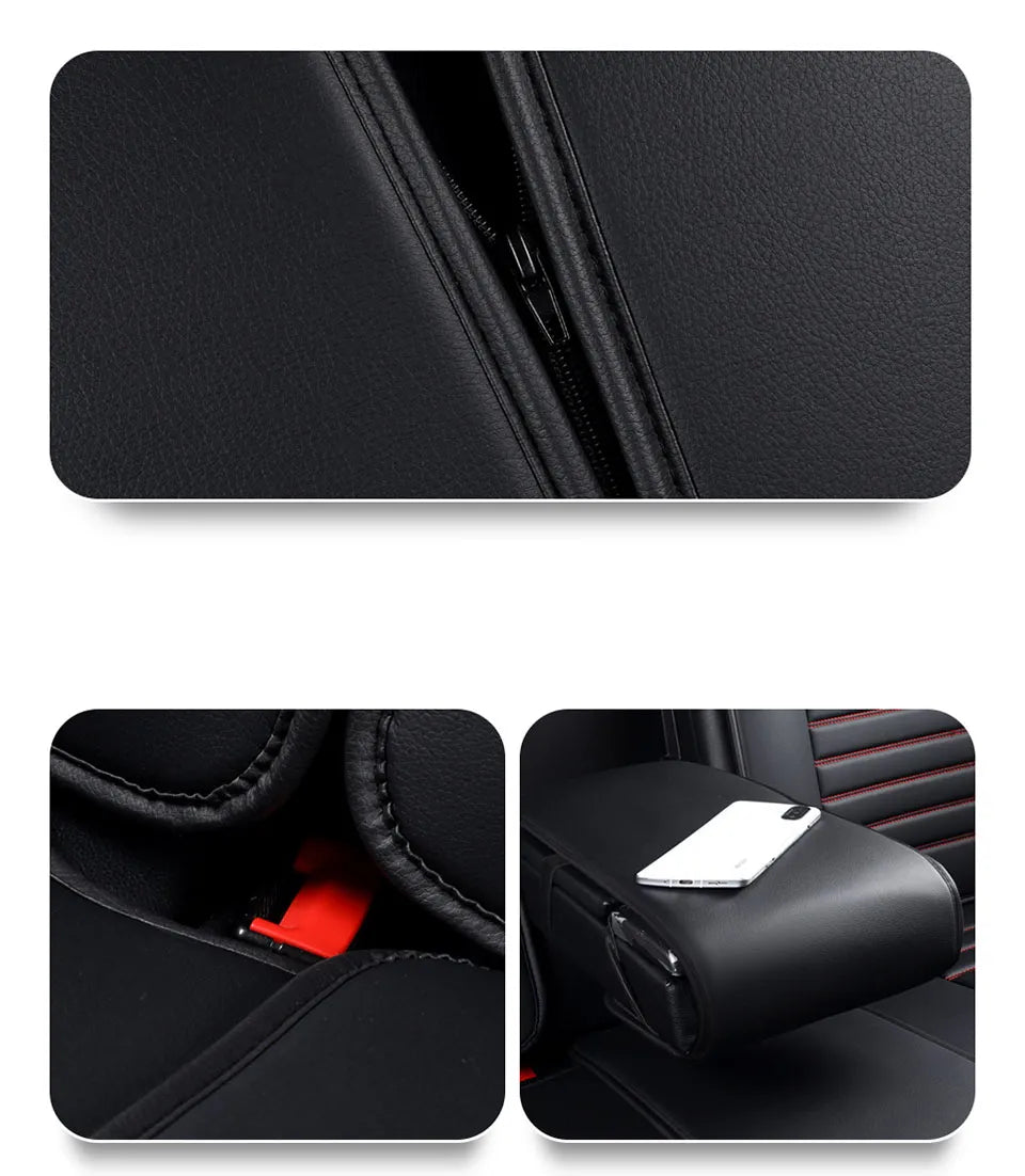 Universal Leather Auto Car Seat Covers For Honda Civic 8th gen Audi A3 8p Sportback Fiat bravo Fiat Toro Interior Accsesories