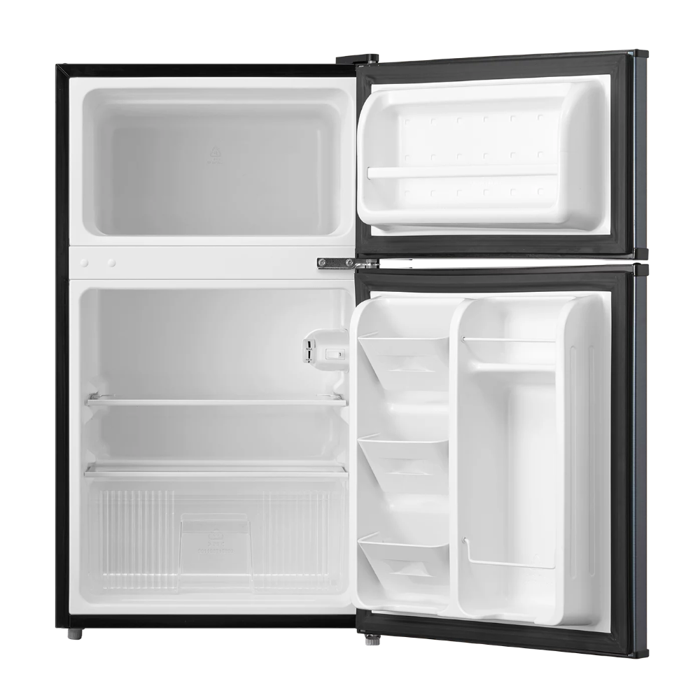 3.2cu.ft 2 Door Compact Refrigerator Mini Refrigerador - youronestopstore23