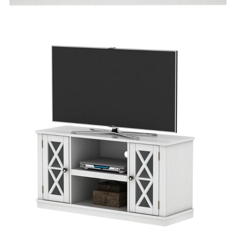 Twin Star Luxe Stanton Ridge TV Stand for TVs up to 55", White