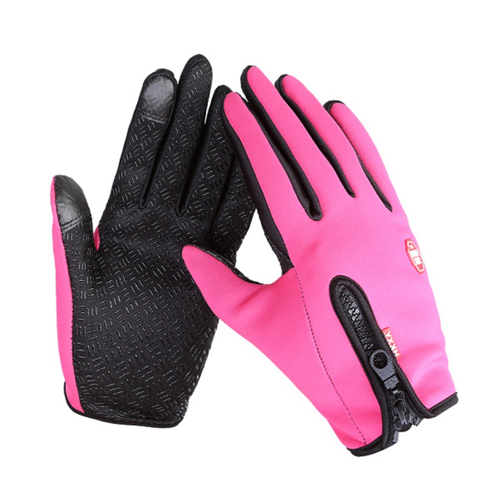 Cycling Gloves Men And Women Fleece Windproof Warm Touch Screen Gloves - youronestopstore23