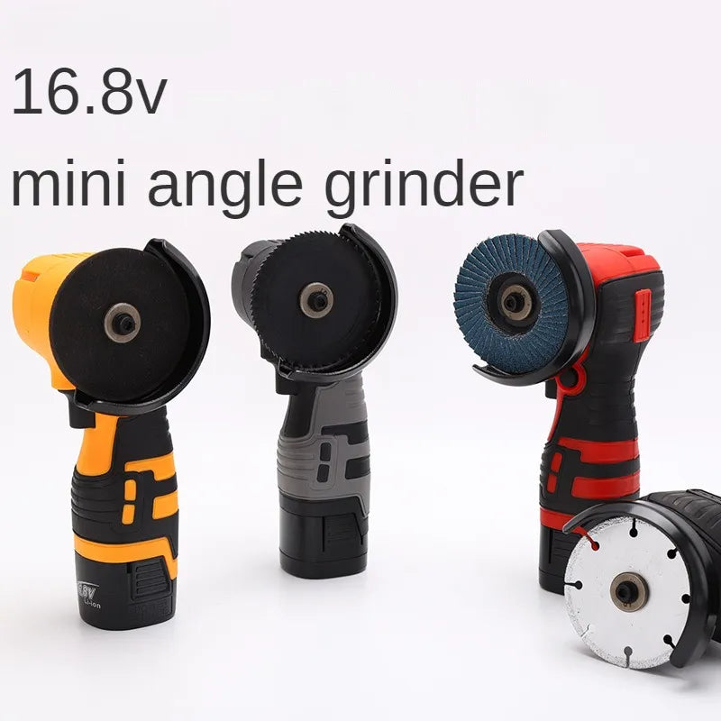 16.8V portable mini Angle grinder grinding cordless lithium battery polishing machine diamond cutting power tool Grinding tools