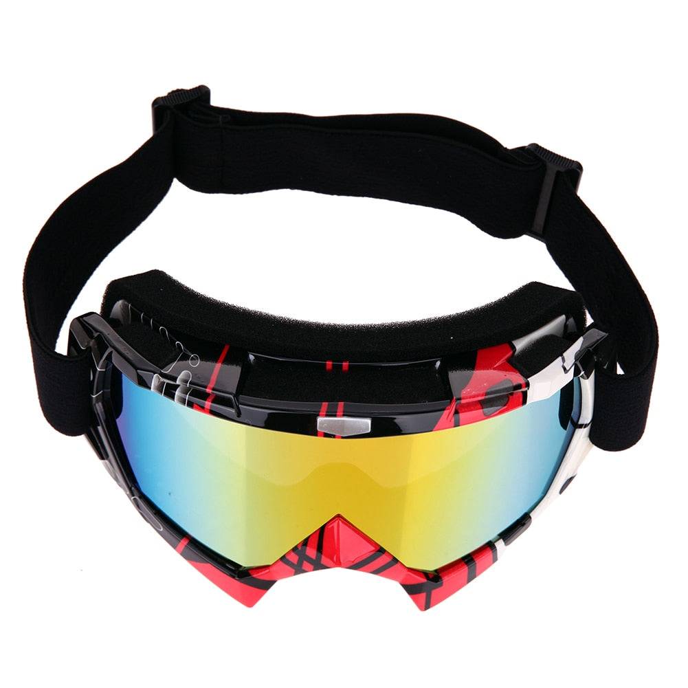 Professional Motocross Goggles Dirt Bike ATV Motorcycle Ski Glasses Anti-fog Big Ski Mask Glasses Skiing Snow Goggles - youronestopstore23