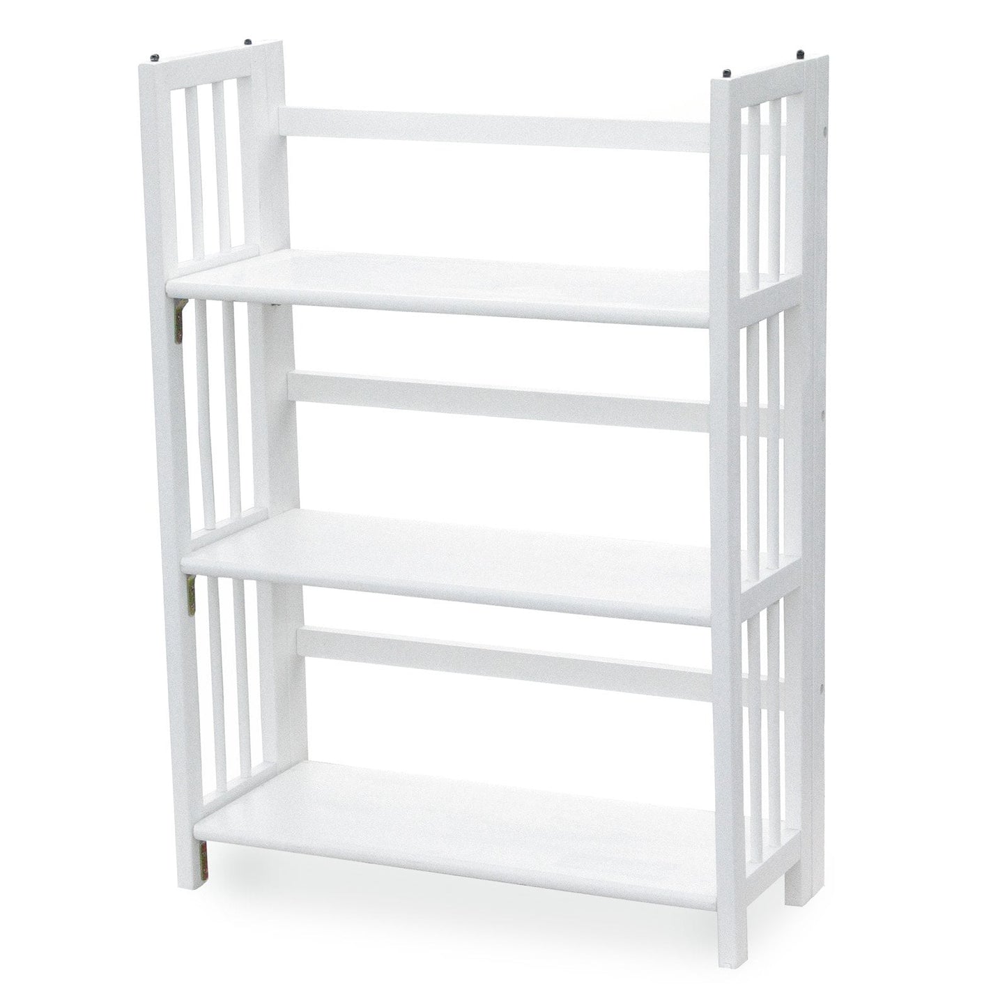3-Tier Stackable Folding Bookcase bookshelf storage  storage shelf