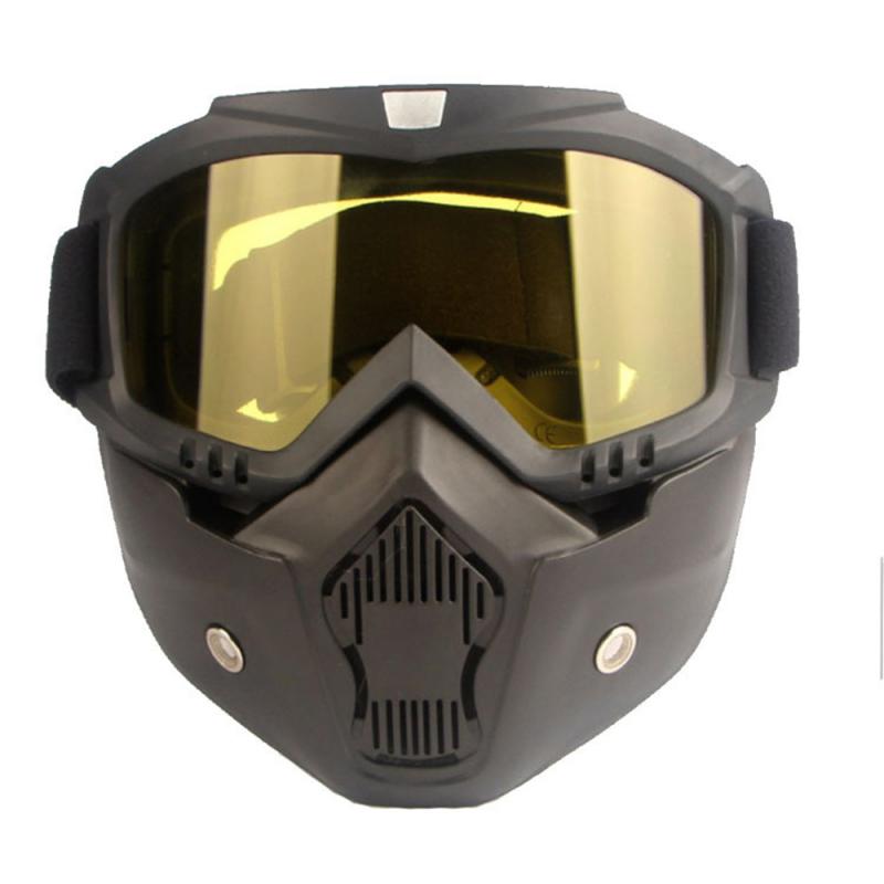 Safety Goggles Tactical Mask 1pcs Modular Goggles Ski Snowboard Mask Motocross Protective Glasses Skiing Goggles Goggle Mask - youronestopstore23