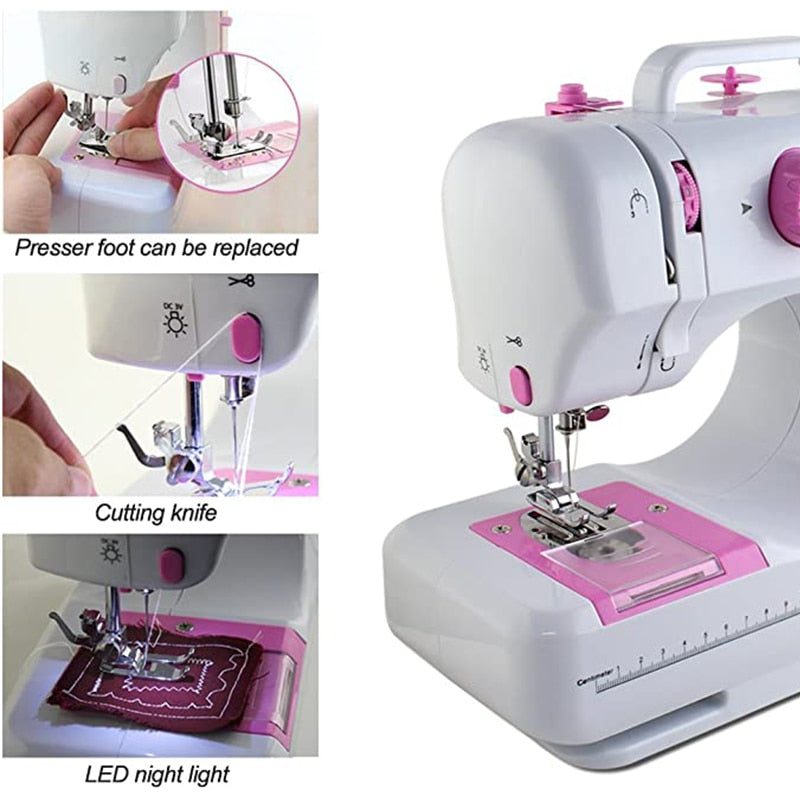 Nex Ne-Cs141W-M Portable Mechanical Sewing Machine - youronestopstore23