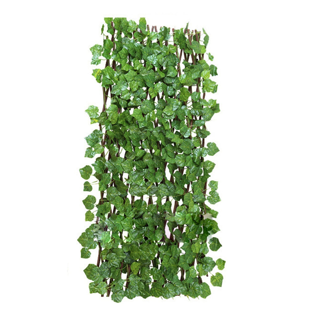 0.4m Artificial Leave Garland Fake Green Leaf Ivy Vine Artificial Plant Wall Hanging Garland Wedding Party Home Garden Decor - youronestopstore23