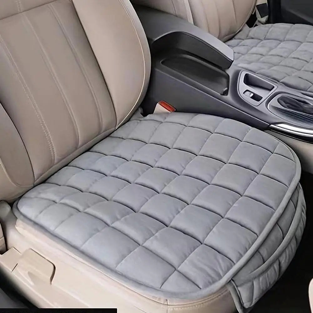 Car Seat Cover Winter Warm Seat Cushion Anti-slip Comfort Memory Foam Universal Front Chair Seat Breathable Pad for Vehicle D2K2
