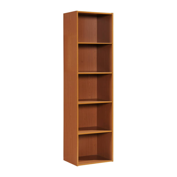 Hodedah 5-Shelf Bookcase, Beech book shelf furniture