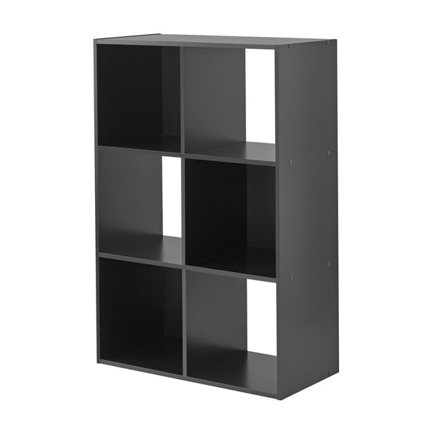 Mainstays 6-Cube Storage Organizer, Rustic Brown