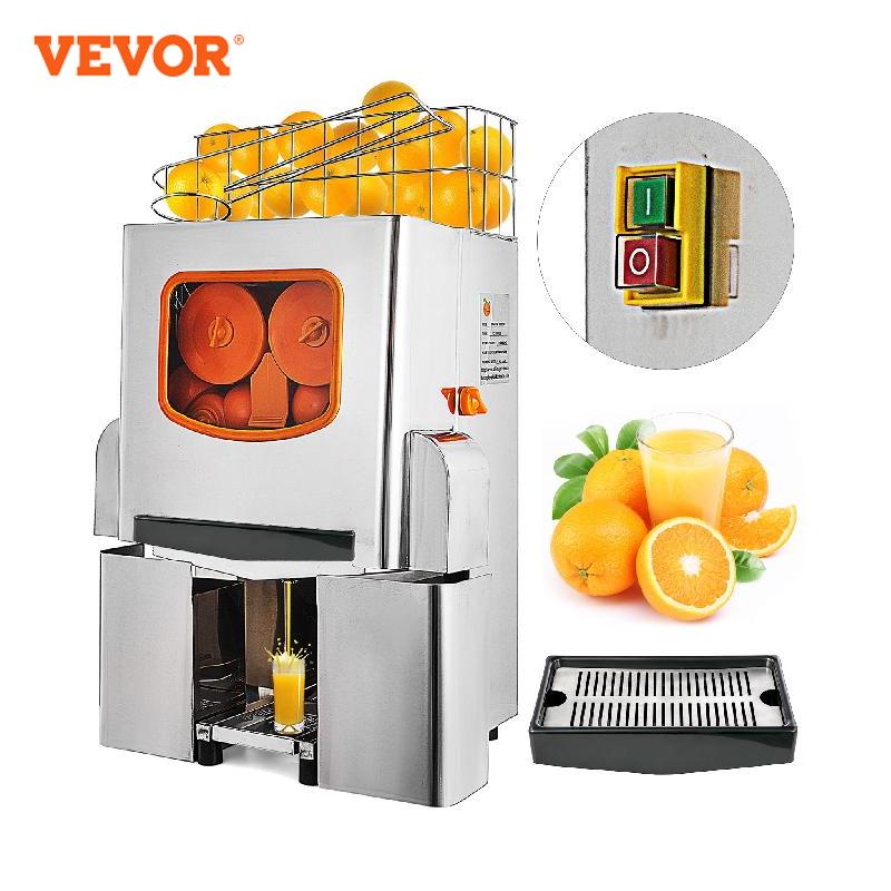 VEVOR 120W Electric Orange Juicer Extractors 22-30Pcs/Min Auto Commercial Fresh Juice Press Blender Exprimidor Citrus Squeezer - youronestopstore23