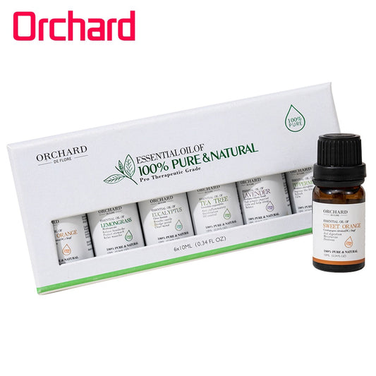 Orchard Pure Essential Oils For Humidifier 10ml Anxiety Relief Essential Oils Set Mental Health Fragrance Aroma Diffuser Oil - youronestopstore23