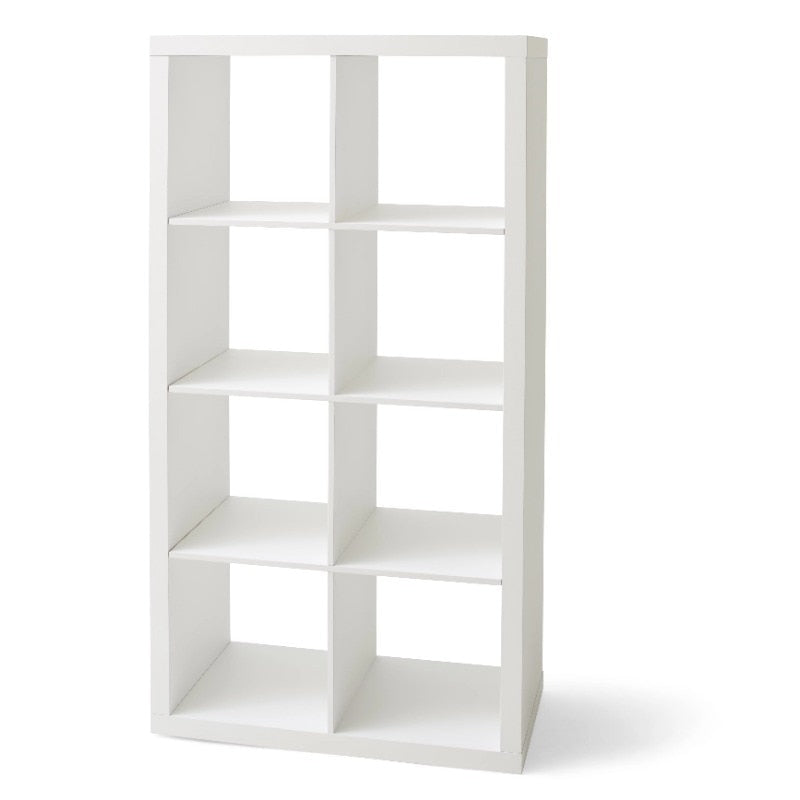 Better Homes & Gardens 8-Cube Storage Organizer, White Texture book shelf