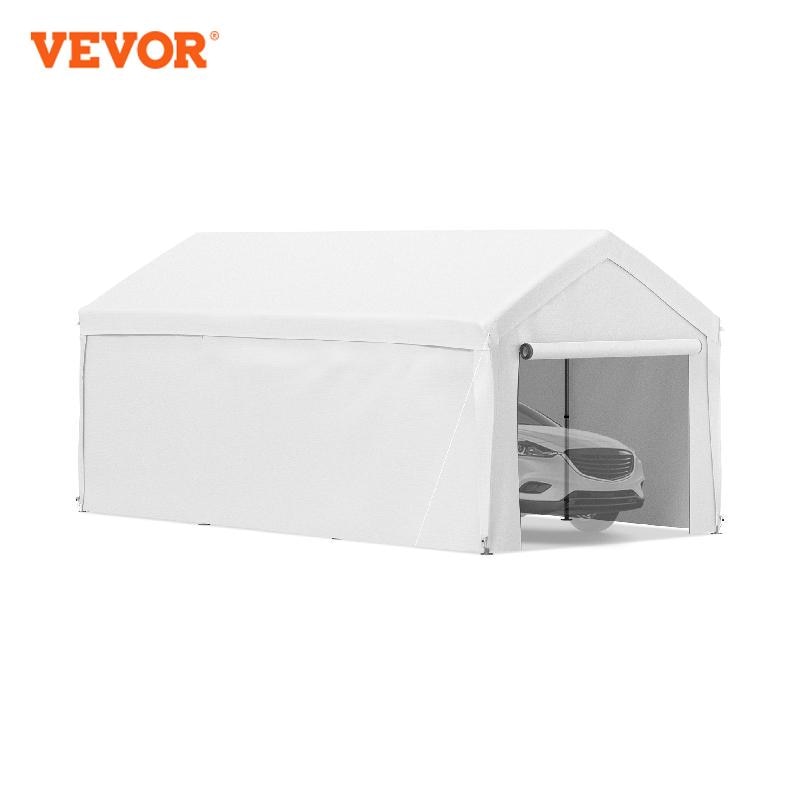 VEVOR Carport Canopy Instant Garage Tent Shelter Heavy Duty Foldable Car Sunshade Awning Waterproof Cover Boat,motorcycle,Car - youronestopstore23