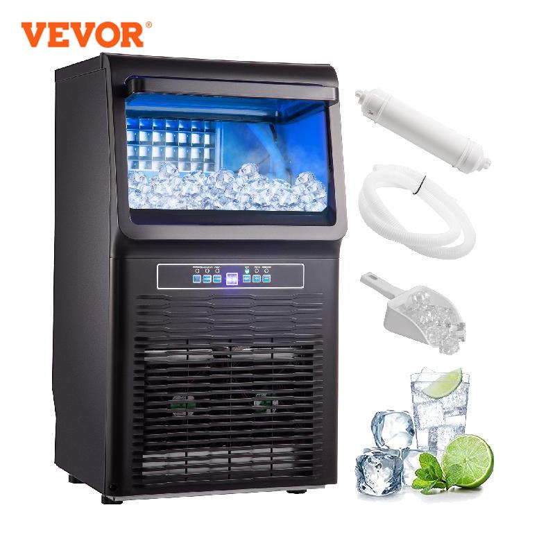 VEVOR Commercial Ice Maker 30KG/24H Countertop Automatic Built-in Cube Ice Generator 350W Electric Cooler Machine Home Appliance - youronestopstore23