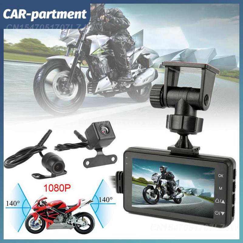 3&quot; 1080P HD Motorcycle Dash Cam Recorder Motorcycle Dual Camera Action Video Dash Cam Recorder DVR CL1 Motorcycle Accessories - youronestopstore23